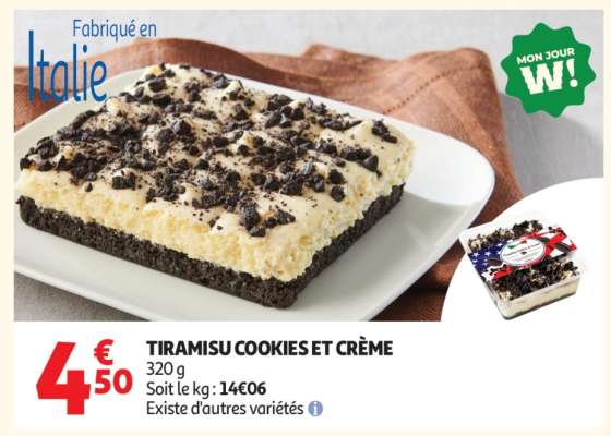 TIRAMISU COOKIES ET CRÈME