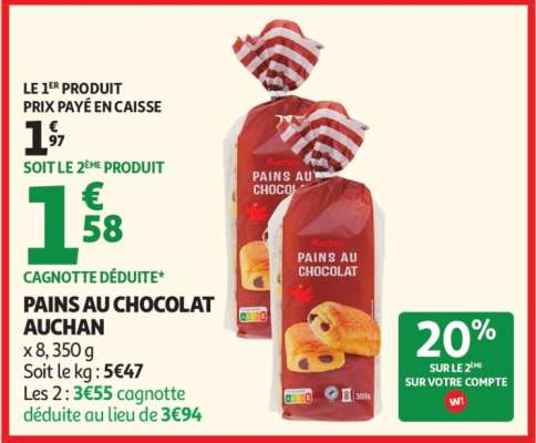 Pains Au Chocolat Auchan