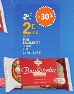 PAIN BRUSCHETTA "CIRO"