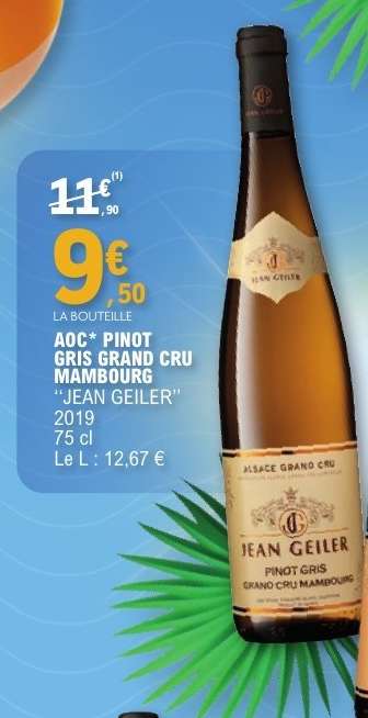 AOC* Pinot Gris Grand Cru Mambourg 'Jean Geiler'