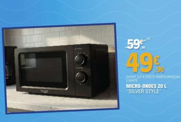 MICRO-ONDES 20 L "SILVER STYLE"