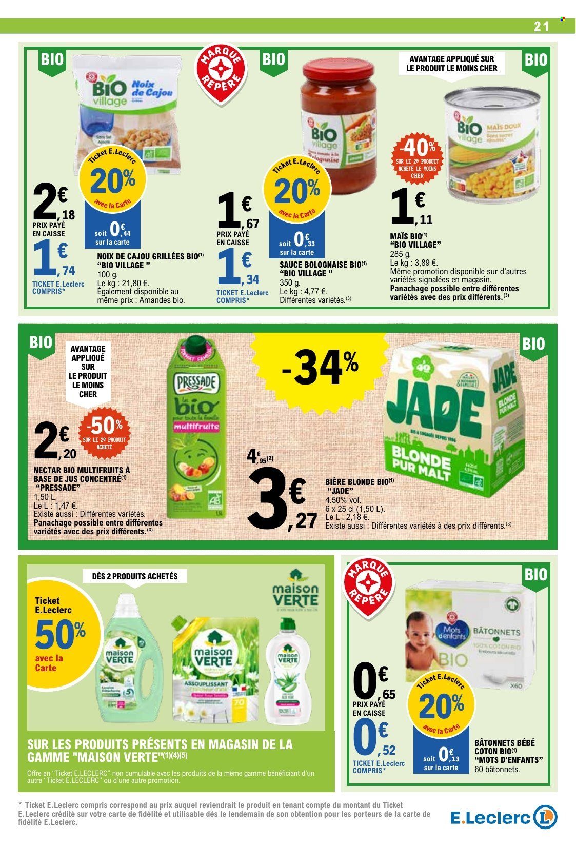 Catalogue E.Leclerc - 28/07/2026 - 08/08/2026. Page 21