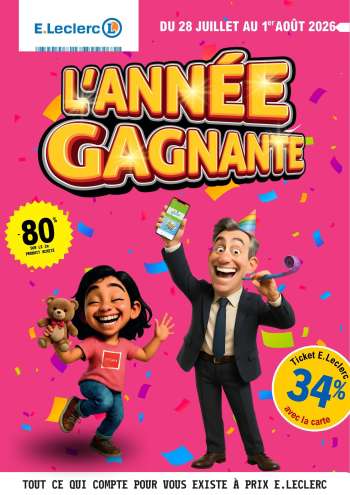 Catalogue E.Leclerc - 28/07/2026 - 01/08/2026.