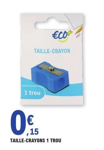 TAILLE-CRAYONS 1 TROU