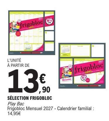 SÉLECTION FRIGOBLOC