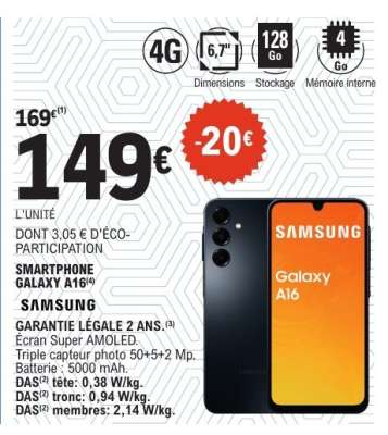 SMARTPHONE GALAXY A16