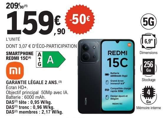 SMARTPHONE REDMI 15C