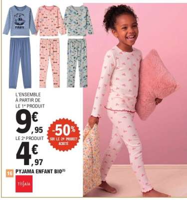 PYJAMA ENFANT BIO
