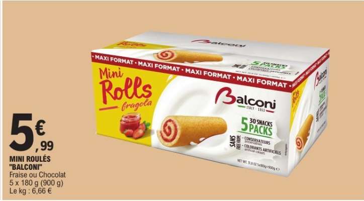 MINI ROULÉS "BALCONI"