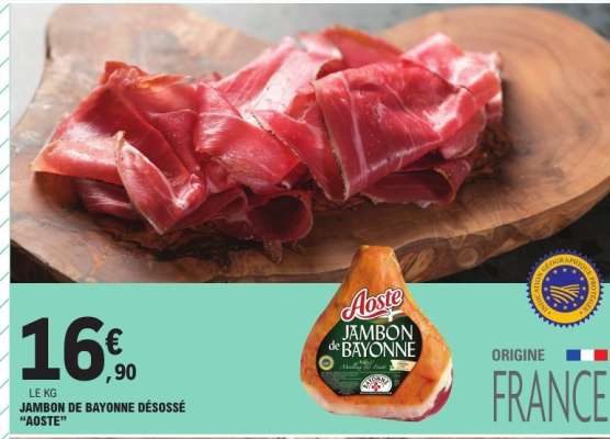 JAMBON DE BAYONNE DÉSSOSSÉ “AOSTE”