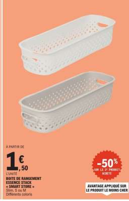 BOITE DE RANGEMENT ESSENCE STACK « SMART STORE »