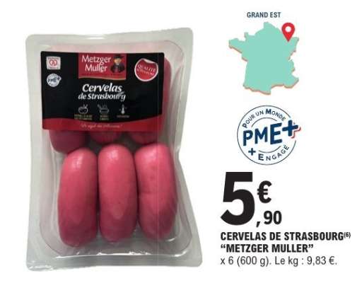 Cervelas de Strasbourg "Metzger Muller"