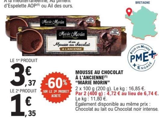 Mousse Au Chocolat À L'ancienne Marie Morin