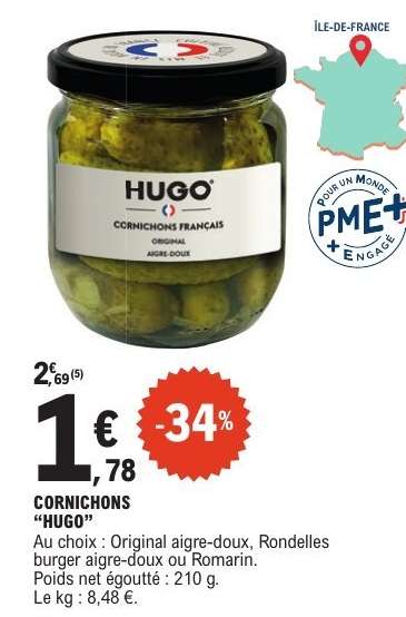 CORNICHONS "HUGO"