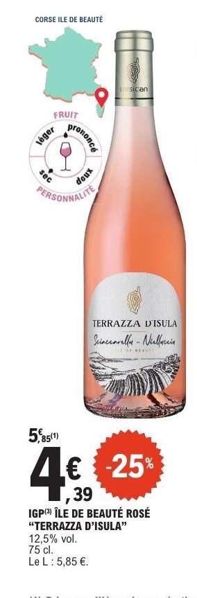 IGP Île de Beauté Rosé "Terrazza D'Isula"