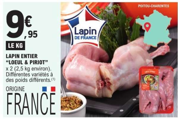 Lapin entier "Loeul & Piriot"