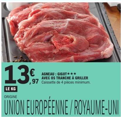 AGNEAU : GIGOT