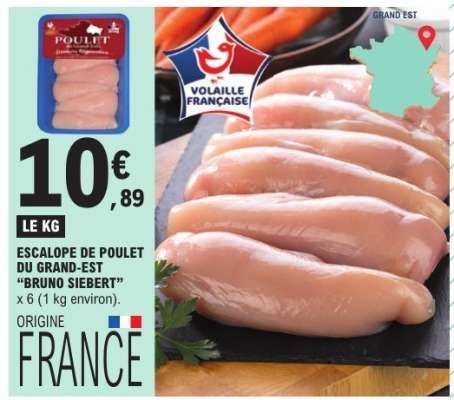 Escalope de Poulet du Grand-Est "Bruno Siebert"