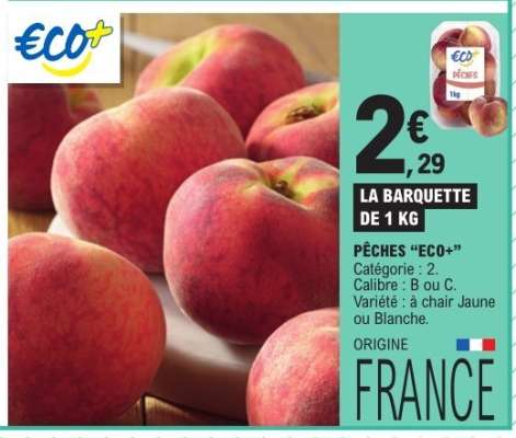 PÊCHES "ECO+"