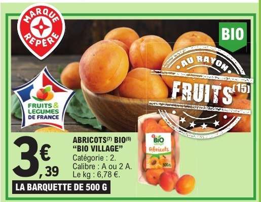 ABRICOTS BIO "BIO VILLAGE"