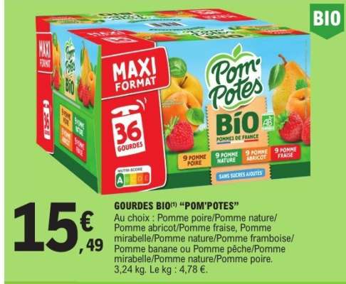 GOURDES BIO(1) “POM’POTES”