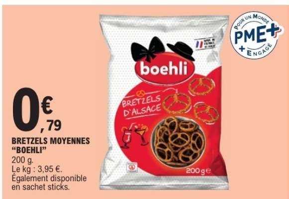 BRETZELS MOYENNES BOEHLI