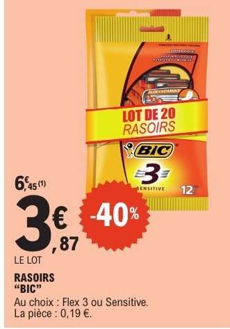 RASOIRS "BIC"
