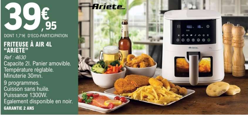 FRITEUSE À AIR 4L "ARIETE"
