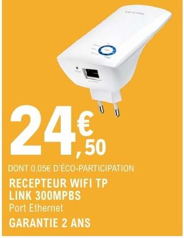 RECEPTEUR WIFI TP LINK 300MPBS