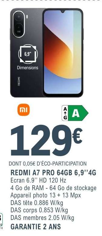 REDMI A7 PRO 64GB 6,9’’ 4G