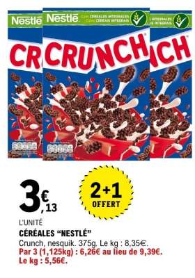 CÉRÉALES “NESTLÉ”