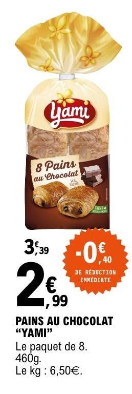 PAINS AU CHOCOLAT "YAMI"