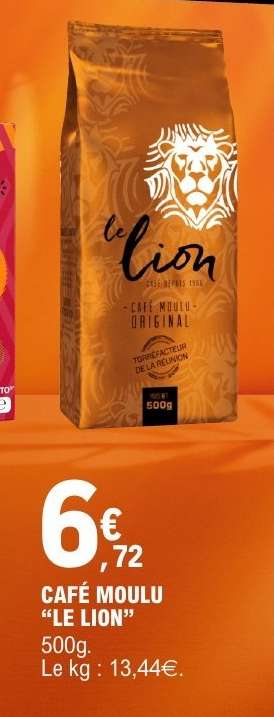 CAFÉ MOULU 'LE LION'