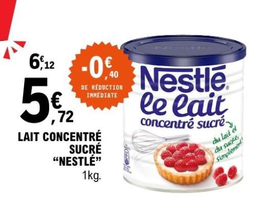 Lait Concentré Sucre Nestlé