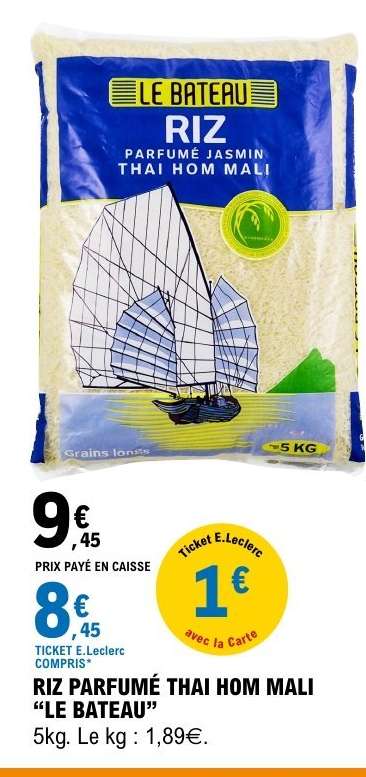 RIZ PARFUMÉ THAI HOM MALI 'LE BATEAU'