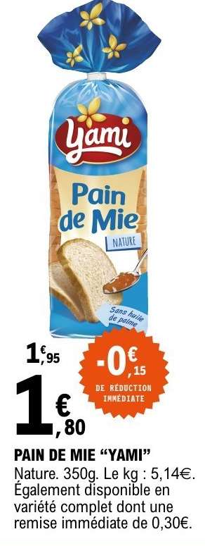 PAIN DE MIE “YAMI”