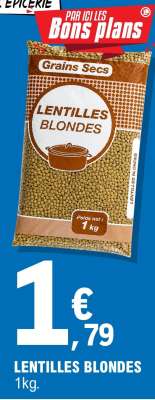 LENTILLES BLONDES