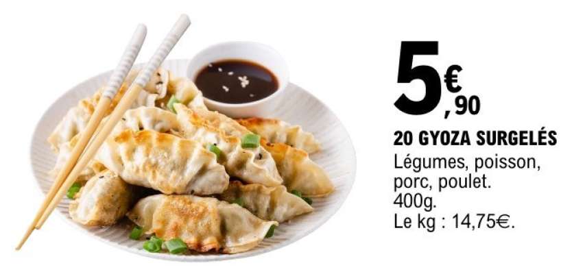 20 Gyoza Surgelés