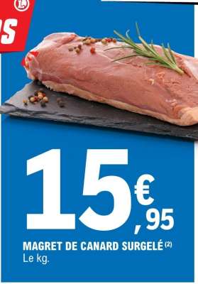 MAGRET DE CANARD SURGELÉ