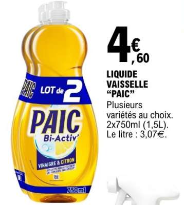 LIQUIDE VAISSELLE “PAIC”