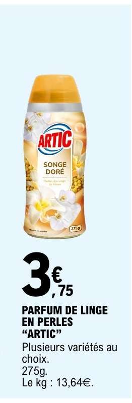 PARFUM DE LINGE EN PERLES “ARTIC”