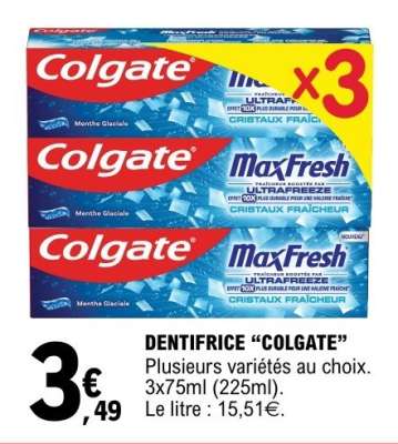 Dentifrice Colgate