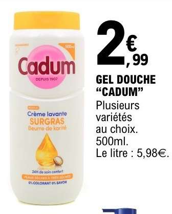 Gel Douche Cadum