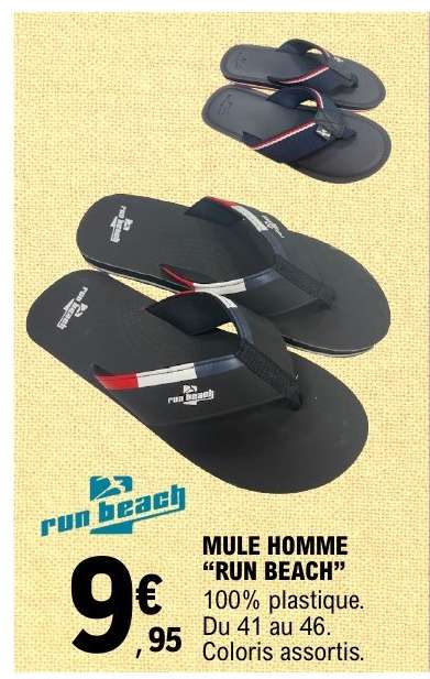 MULE HOMME 'RUN BEACH'