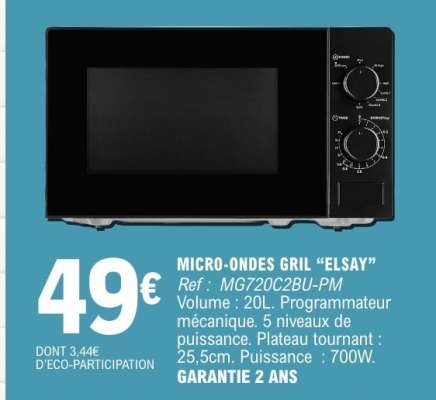 MICRO-ONDES GRIL “ELSAY”
