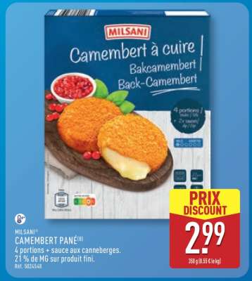 CAMEMBERT PANÉ