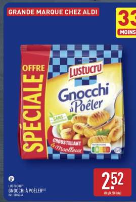 LUSTUCRU Gnocchi à poêler