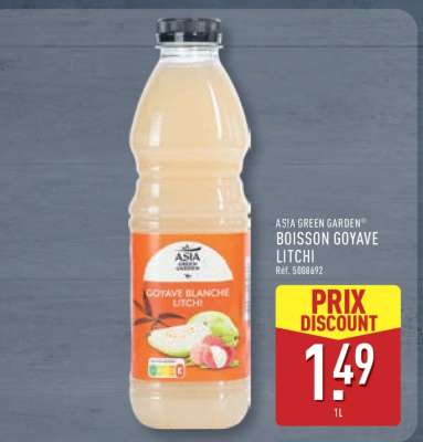 ASIA GREEN GARDEN BOISSON GOYAVE LITCHI