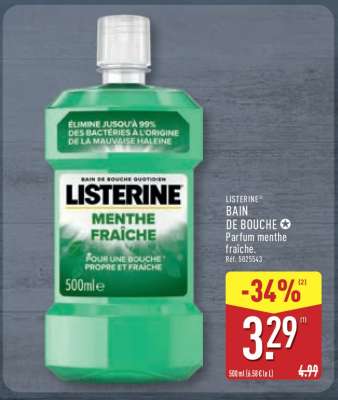 LISTERINE Bain de bouche
