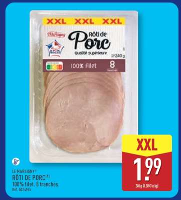 LE MARSIGNY® RÔTI DE PORC